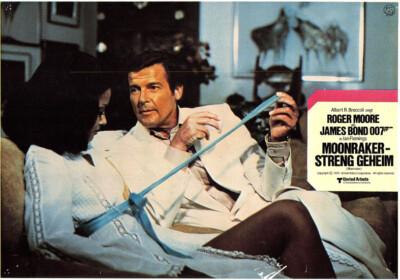 James Bond 007 - Moonraker - Streng geheim ORIGINAL Aushangfoto Roger Moore