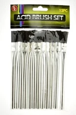 Sona Enterprise 12pc 6" Acid Brush Set 1/2" Wide ~ AB12