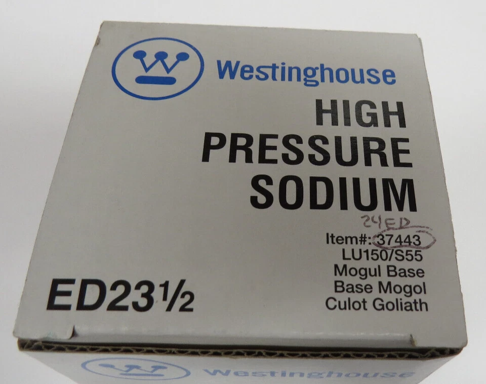 Westinghouse 150 Watt High Pressure Sodium Bulb #37443 Clear Mogul Base NEW - Image 4 of 4