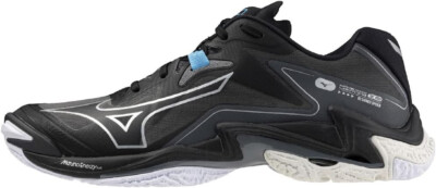 MIZUNO Volleyball Shoes WAVE LIGHTNING Z8 Black Silver V1GA2400 US12(30cm)
