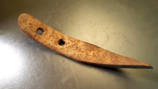 Vintage Plow Point Marked " The Heat Treat Silver Line " Farm Tractor Implement