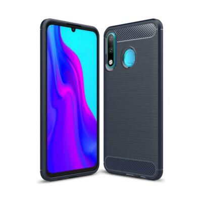 CARBON SHOCKPROOF COVER FOR HUAWEI P30 LITE RUGGED TPU CASE BLACK