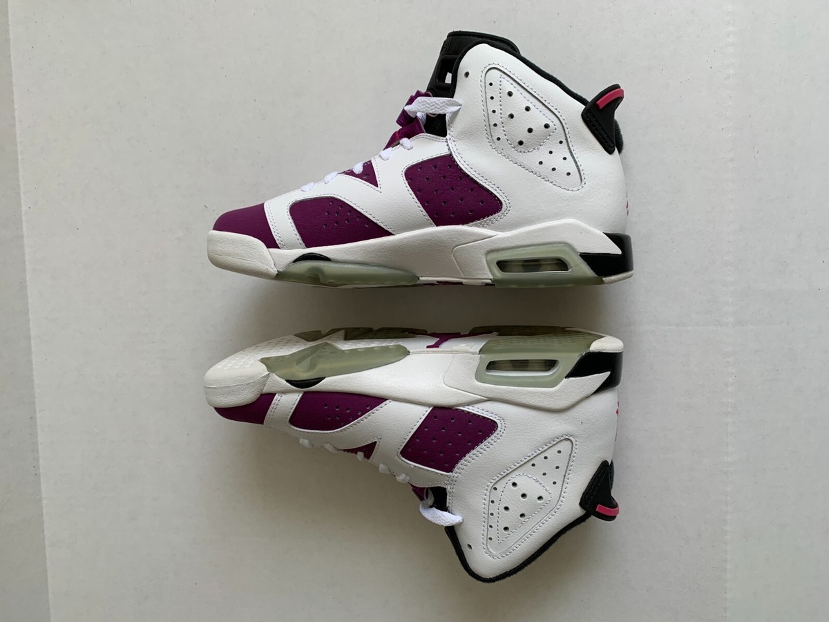 Air Jordan 6 Retro GG Size 6Y White/Purple | eBay