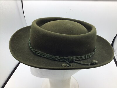 Vintage Fritz Gunzrodt German Bavarian Green Felt Hat  display picture 1