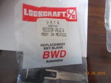 New Lockcraft V.A.T.S. Replacement Key Blank for GM Cars, Resistor Value 14