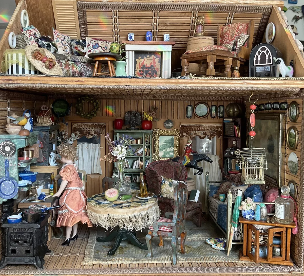 Antique Bisque Doll [xd61711] - $100.00 : Miniature Cottage, Dollhouse  Miniatures in Nashville