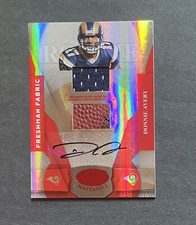 2008 Leaf Certified Materials Mirror Red Signatures Donnie Avery Auto RC /250