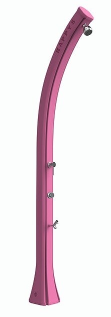 Doccia Solare Arkema Happy Beach Serbatoio 28 Lt - Colore Fucsia Con Temporizzat