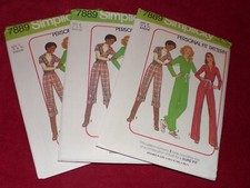 UNCIRCULATED 1977 SIMPLICITY 7889 - LADIES HOODED JUMPSUIT PATTERN 5-11 FF