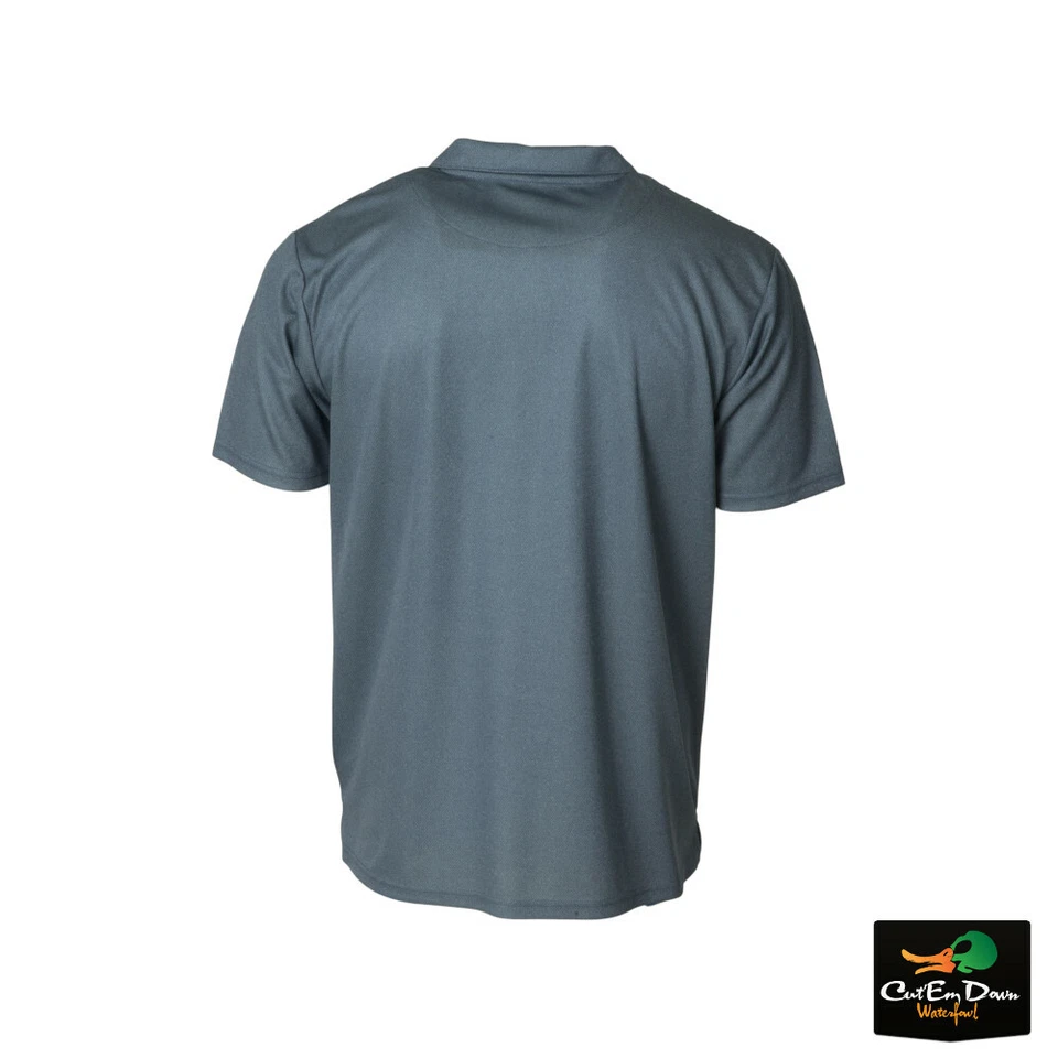 BANDED CASUAL - WHITE RIVER ACTIVE POLO - WASHED DENIM - Image 2 of 2