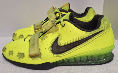 Nike Romaleos 2 Volt/Sequoia Weight Lifting Shoes 476927-700 Men's Size 13 - Picture 2 of 9
