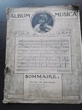 PARTITION ANCIENNE - ALBUM MUSICA N° 32 - MAI 1905 - SPECIAL BEETHOVEN