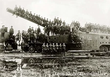 WWII U.S. Railway Artillery Gun - Historic Photo Print