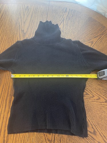 Faded Glory XS Ribbed Long Sleeve Turtle Neck - Picture 4 of 6