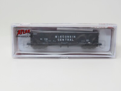 Atlas N 50006618 Wisconsin Central WC ACF 70 Ton Hart Ballast Hopper Freight Car