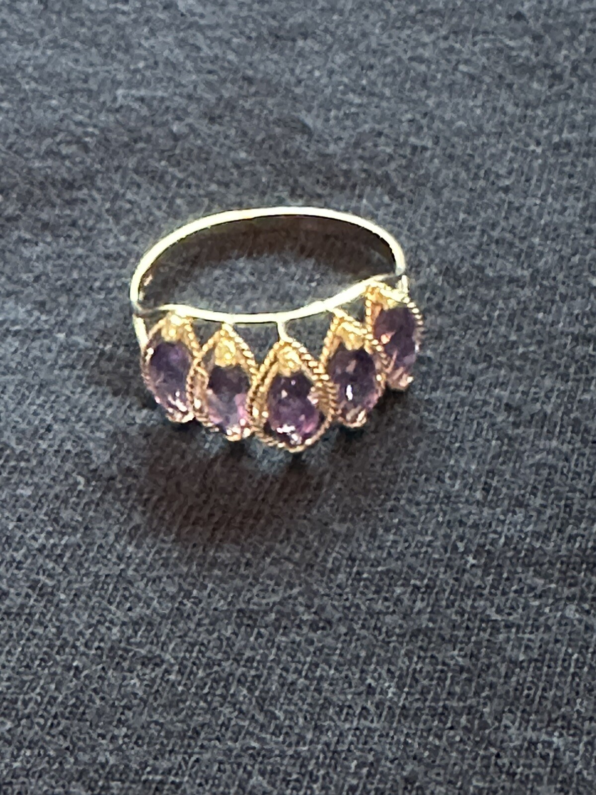 Amethyst Ring Size 7 - image 2