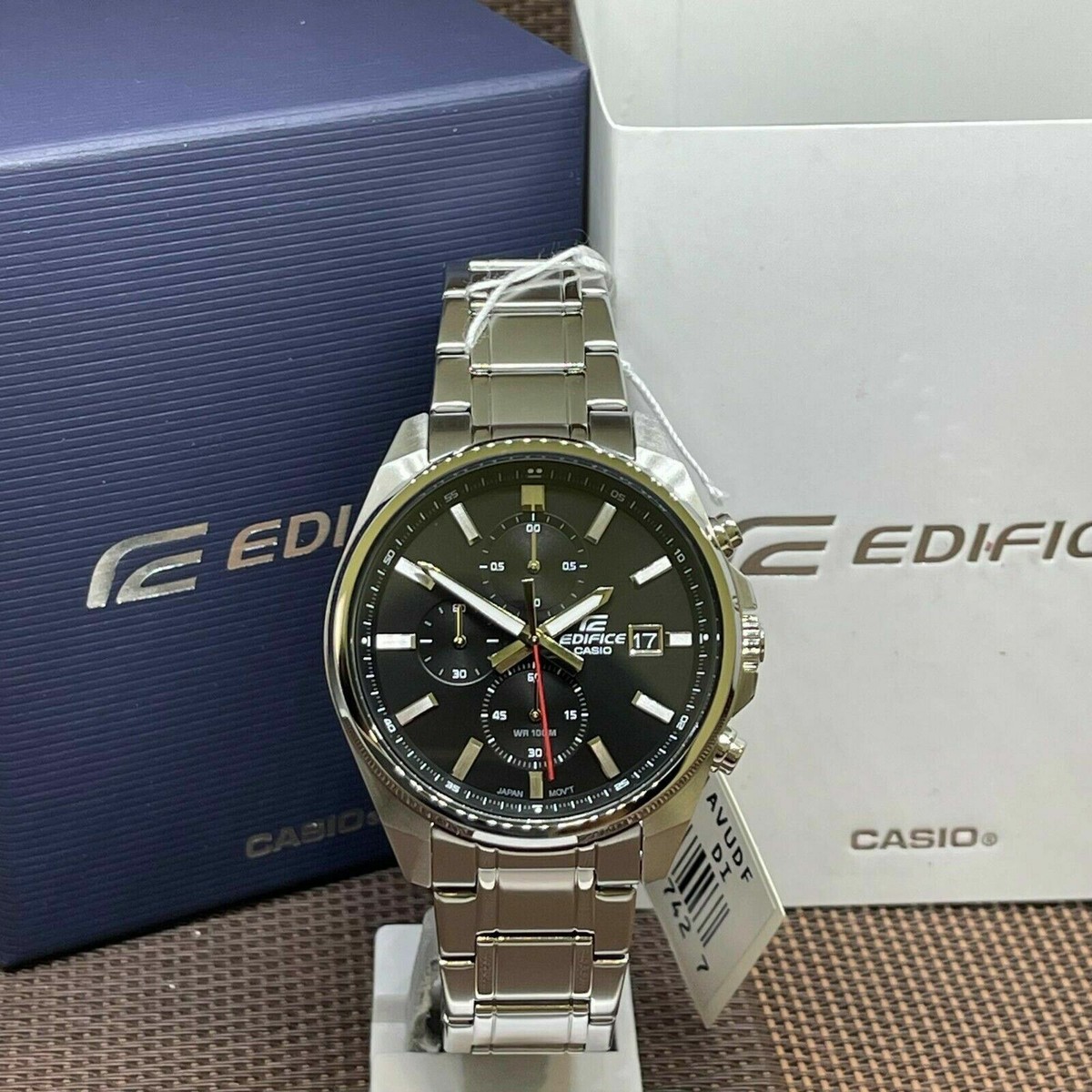 Casio Edifice EFV-610D-1A Chronograph Black Analog Quartz