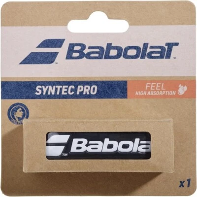 Babolat SYNTEC PRO Tennis Ersatzgriff - hohe Absorption - 1,9 mm - schwarz