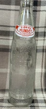 vintage ACL Soda Bottle: SIDRAL MUNDET of MEXICO   -12 oz VINTAGE ACL 