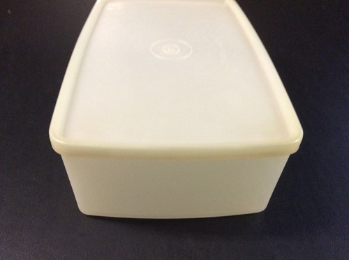 Vintage Tupperware 713-3 Sheer Pak N Stor Container with 714-9 Lid (Good) - Picture 3 of 8
