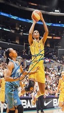 Lisa Leslie Signed 12x18 Los Angeles Sparks Photo PSA AP18870