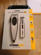 CONAIR Chrome 20pc Haircut & Grooming Kit
