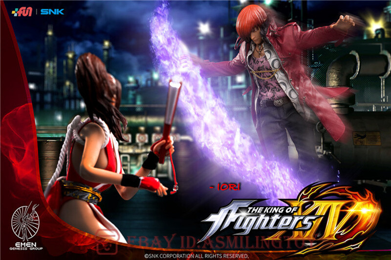 美品 フィギュア GENESIS EMEN THE KING OF Fighters14 IORI YAGAMI Toy Review: Genesis Emen Iori Yagami KOF XIV (DLC Costume
