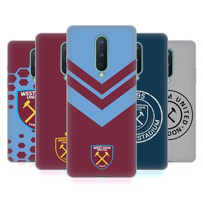 OFFICIAL WEST HAM UNITED FC CREST GRAPHICS GEL CASE FOR GOOGLE ONEPLUS PHONES