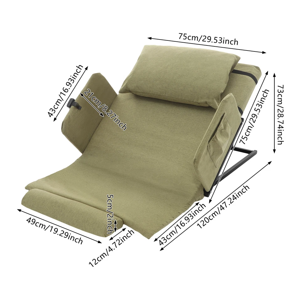 Green Electric Lifting Adjustable Bed Back Rest Electric Auxiliary Backrest, NEW - Image 3 of 4