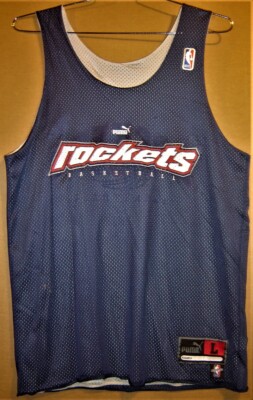 Houston Rockets Reversible Nba Mesh Workout Jersey Ebay 