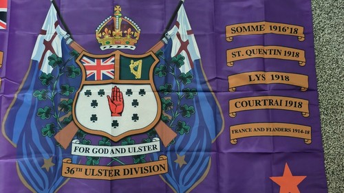 36th Ulster Division Counties Flag 3X5FT - Picture 5 of 6