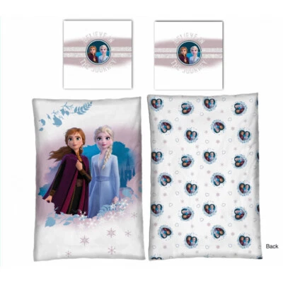 Eiskönigin Bettwäsche + Beutel 3 tlg.Set Kinderbettwäsche Frozen Maße: 140x200cm - Bild 1 von 4