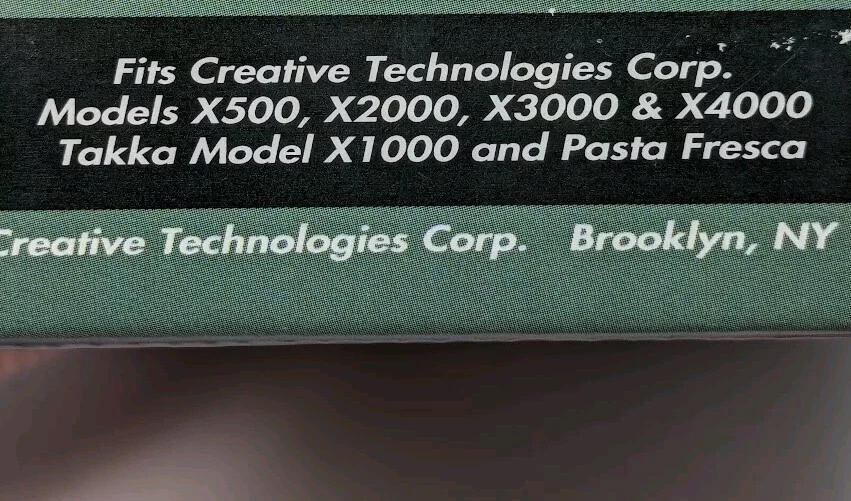 Máquina Pasta Express ANGEL HAIR Troquel Accesorio Pieza Repuesto 1994 CTC EE. UU. Foto 4 de 4