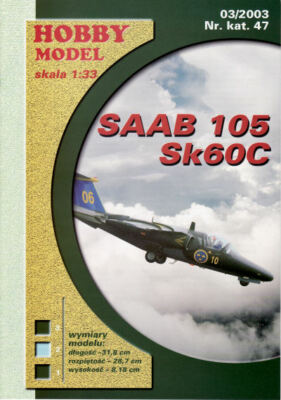 Hobby Model - 47 - Saab 105 Sk60C - 1:33