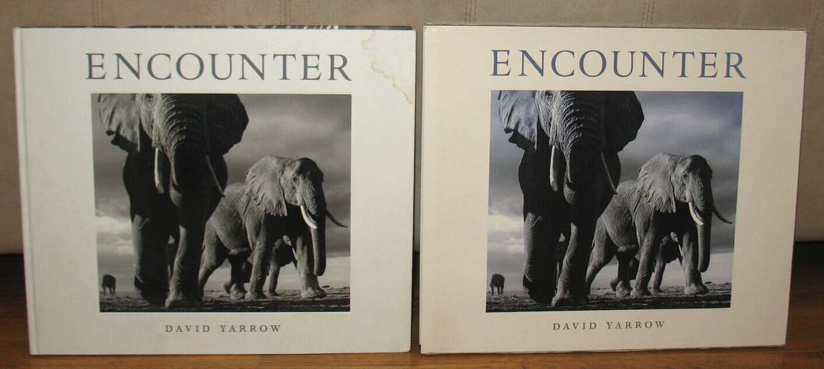 SIGNED David Yarrow Encounter Wildlife Animals 87 Photographs HC
