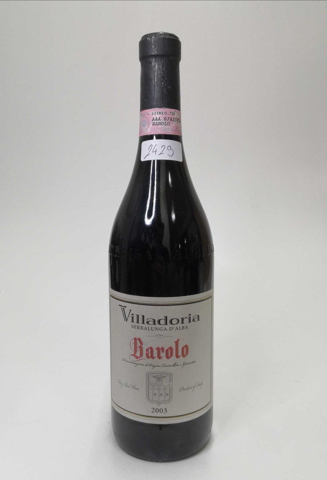Vintage Bottle - Villadoria Barolo DOCG 2003 0,75 lt. - COD. 2429