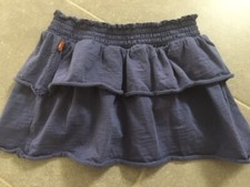 EUC Tea Collection Girls Multi Tier Skirt, Navy, Size 4