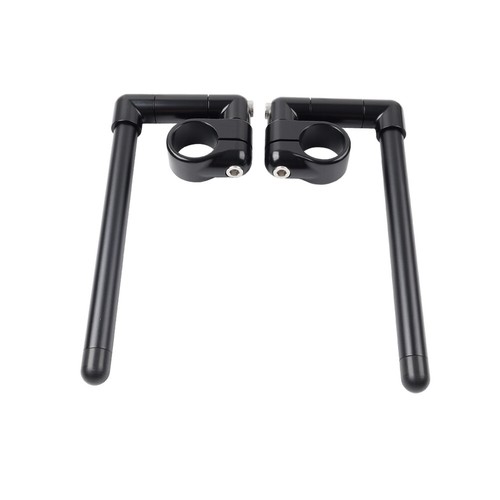 43MM Cafe Racer Bars 7/8" Motorcycle Universal Clip-On Handlebar Fork Tube - Zdjęcie 5 z 11