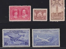 Canada Mint Top row MNH Lower MH Cat $200 approx