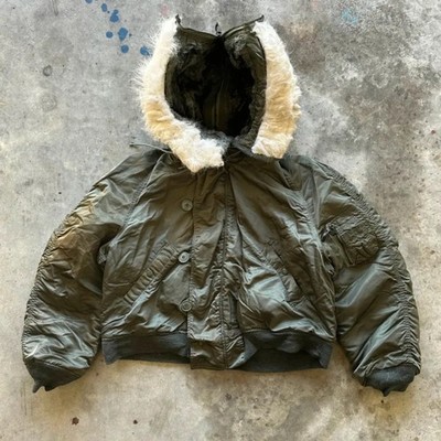 Vintage 80s Military Alpha Industries N-2B Parka Jacket Size XL