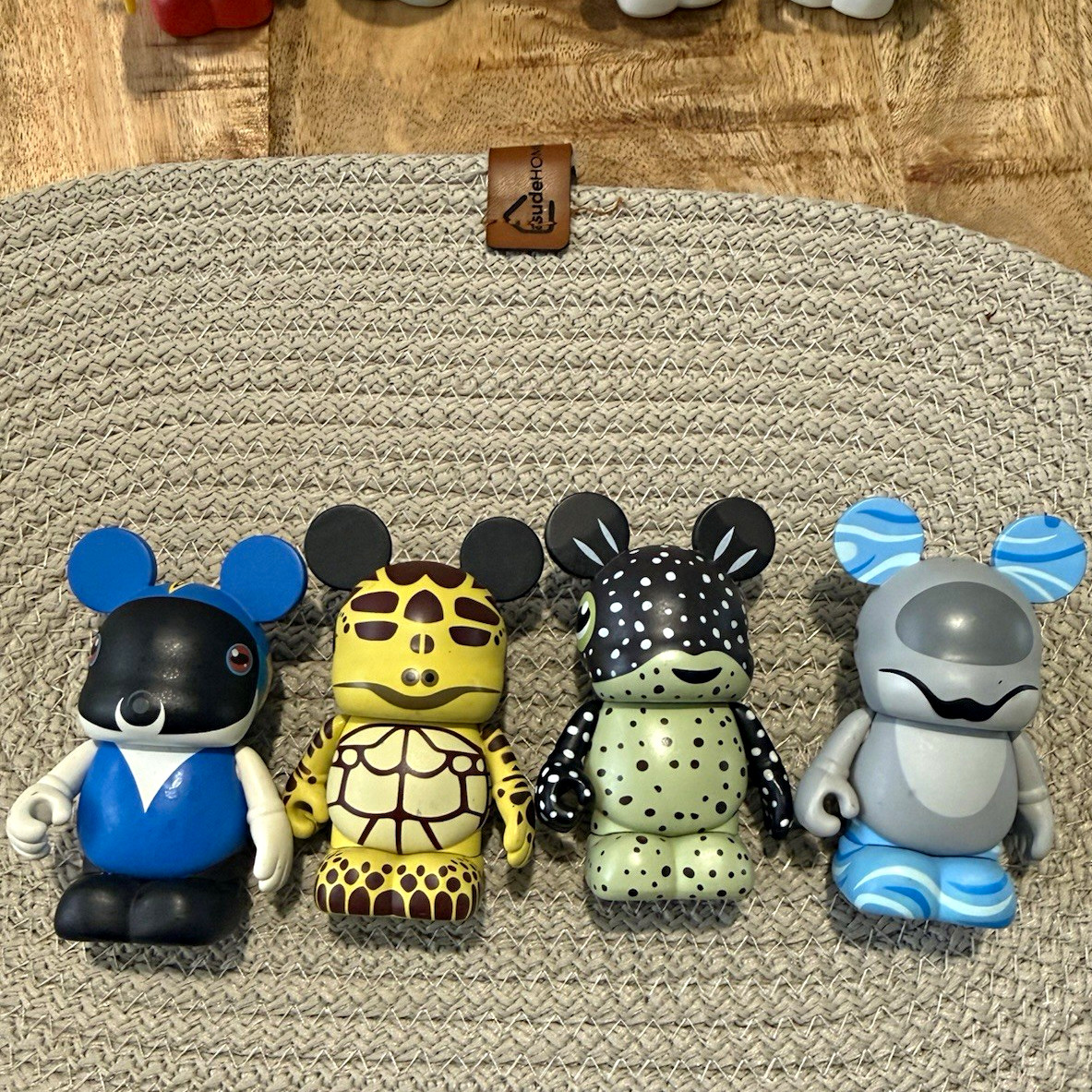 Disney Vinylmation Sea Creatures Bundle 4 Figures Dolphin Turtle Puffer Fish