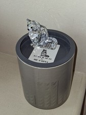 MINT Swarovski Crystal Sitting Cat Figurine 7...