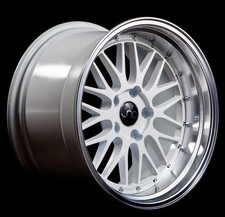 Jnc 005 White Machine Lip 17x8.5 5x112 Et30 Cb.66.66 Wheelrim