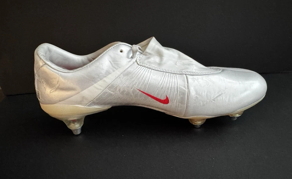 Botines de fútbol Landon Donovan raros firmados automáticamente Nike Mercurial vapor certificado de autenticidad Beckett Foto 3 de 4