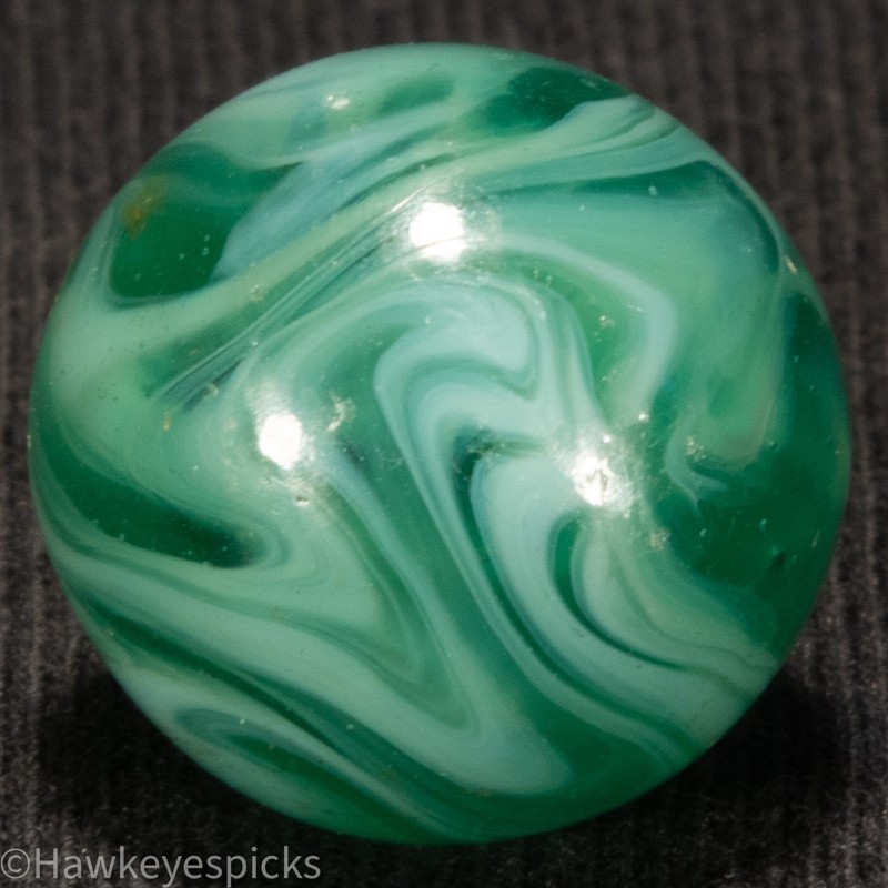 Alley Agate  Swirl Marble 5/8"+ nm Hawkeyespicks sg
