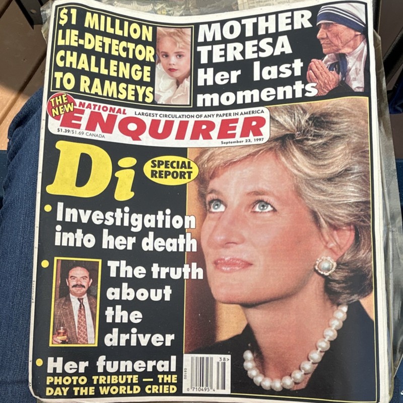 National Enquirer Special Report September 1997 Mother Teresa Princess Diana