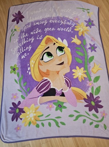 Rapunzel's Tangled Adventure Twin Comforter With Matching Fleece Blanket Disney - Picture 7 of 10