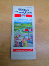 Vtg 1971 Western United States Enco Oil Highway Road Map