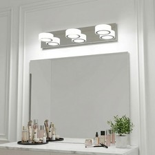 21'' Vanity Light 3 Lights LED Bathroom Over Mirror Wall Sconce Fixture Chrome