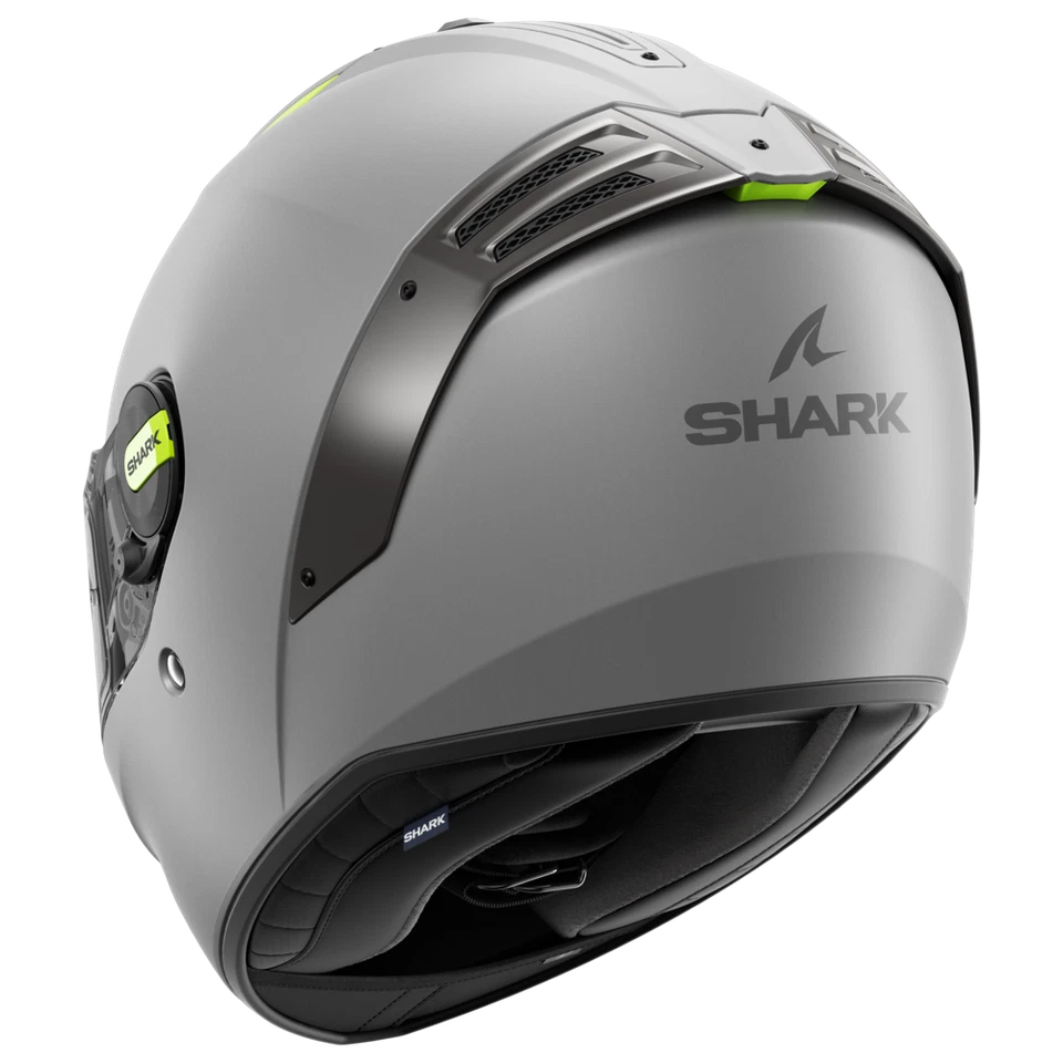 Full Face Helmet Shark SPARTAN RS BLANK Mat SP Silver Yellow Silver - Image 3 of 4